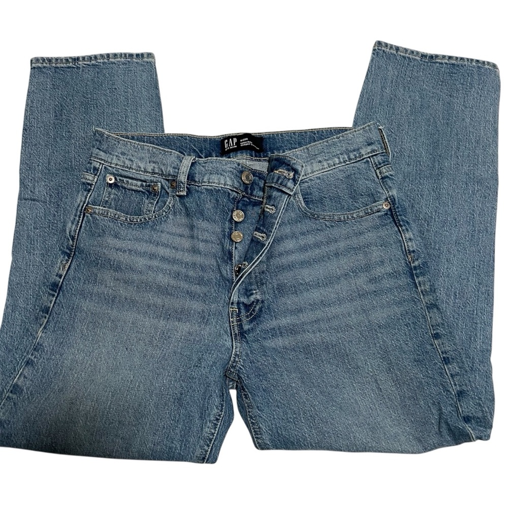 GAP Blue Relaxed Jeans with Classic Medium Wash
